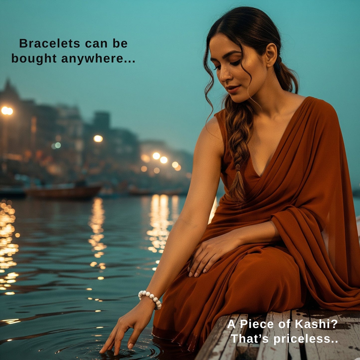 Midnight Ganga PeaceFlow Bracelet
