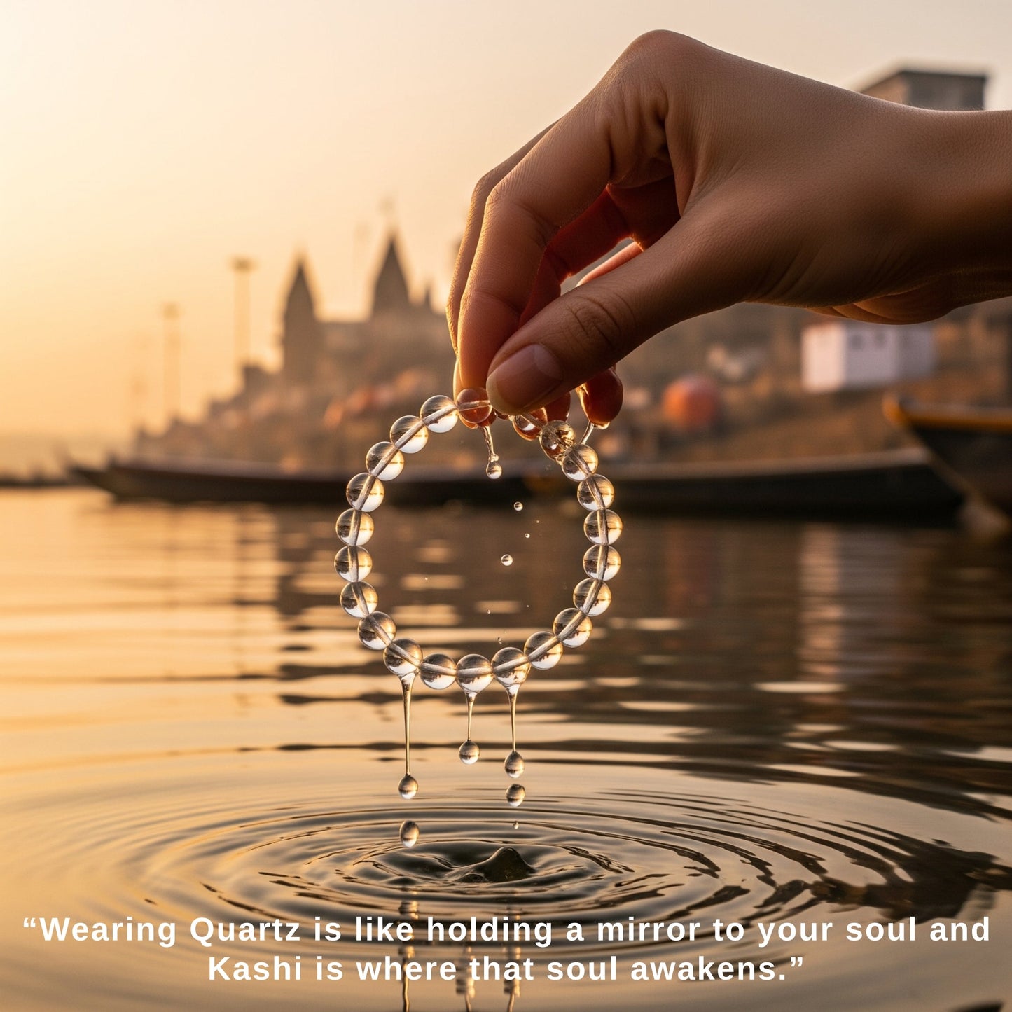 Crystal Clarity  Quartz Bracelet