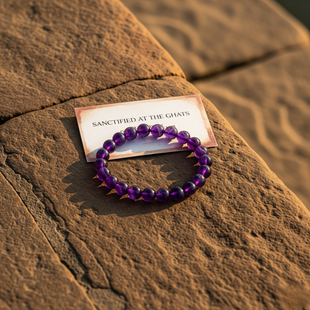 Tranquil Aura Amethyst Bracelet