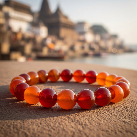 Fire of Will Carnelian Bracelet