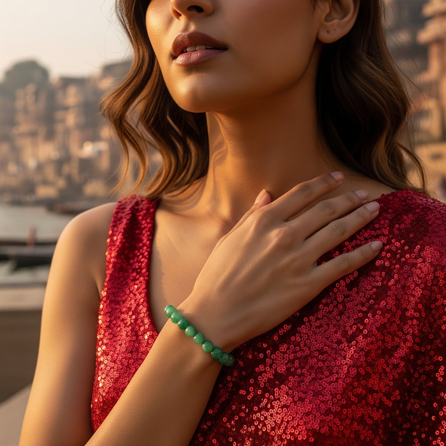 Emerald Edge Green Aventurine Bracelet
