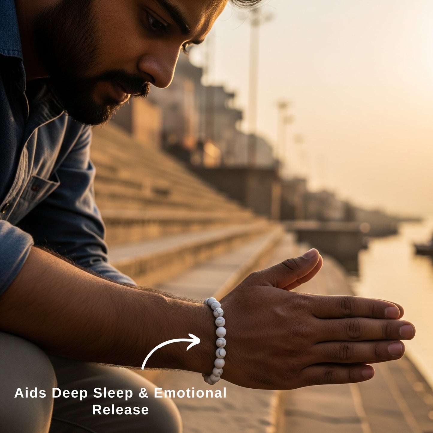 Midnight Ganga PeaceFlow Bracelet