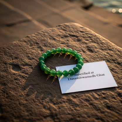 Emerald Edge Green Aventurine Bracelet